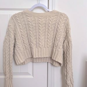 Cream Top Sweatshirt Size XS